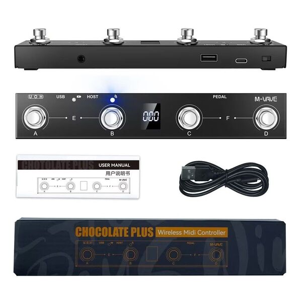 新品 midiフットスイッチ M-vave chocolate Plus