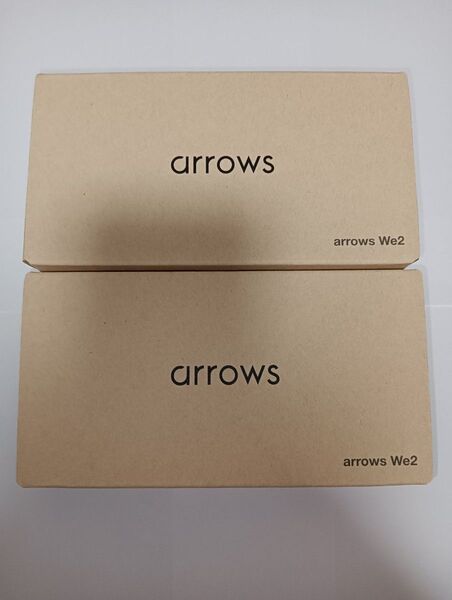 新品未開封 arrows We2 M07 ライトブルー 2台セット