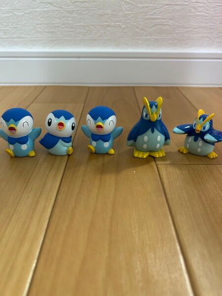 ポケモンキッズ 指人形 ポッチャマ3体、ポッタイシ2体 セット 匿名発送