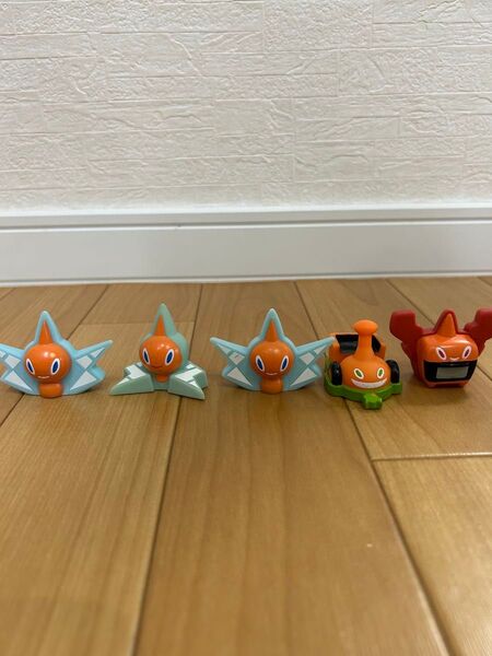 ポケモンキッズ 指人形 ロトム5体セット 匿名発送、24時間以内発送