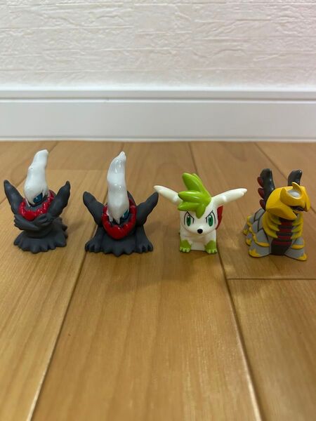 ポケモンキッズ 指人形 ダークライ2体、シェイミ、ギラティナ セット 匿名発送