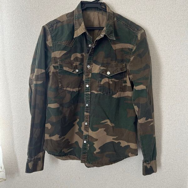 GRF COLLECTION 迷彩柄 長袖シャツ S お値下げしました