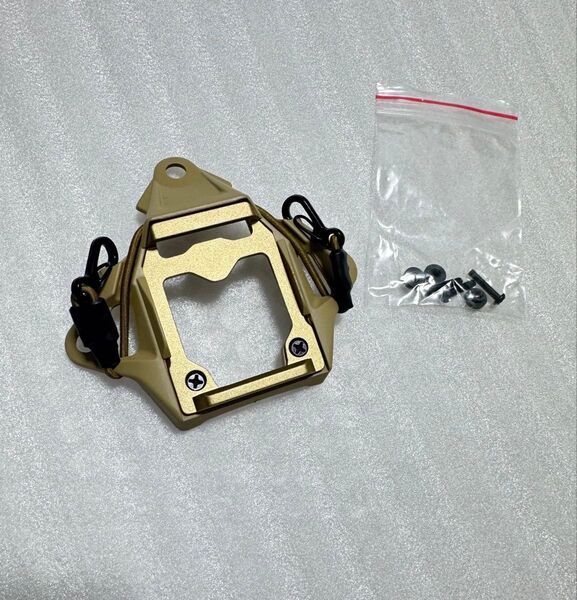 FAST SFヘルメット用 MBSタイプ TAN色 シュラウド 合金製