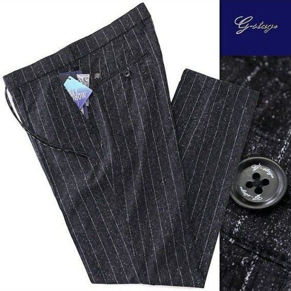 新品 未使用 ジーステージ 清涼 AIR WINDOW ストレッチ スラックス 44(S) 春夏 G-stage 洗える パンツ