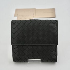 【未使用に近い】bottega veneta イントレチャート ロゴ ジッピー ボッテガヴェネタ BOTTEGA レザー