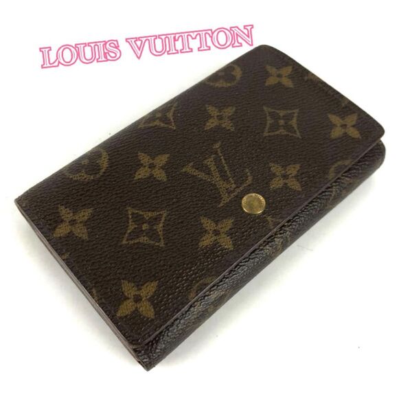LOUIS VUITTON ルイヴィトン ポルトモネ トレゾール モノグラム 二つ折り財布 レディース メンズ ブランド