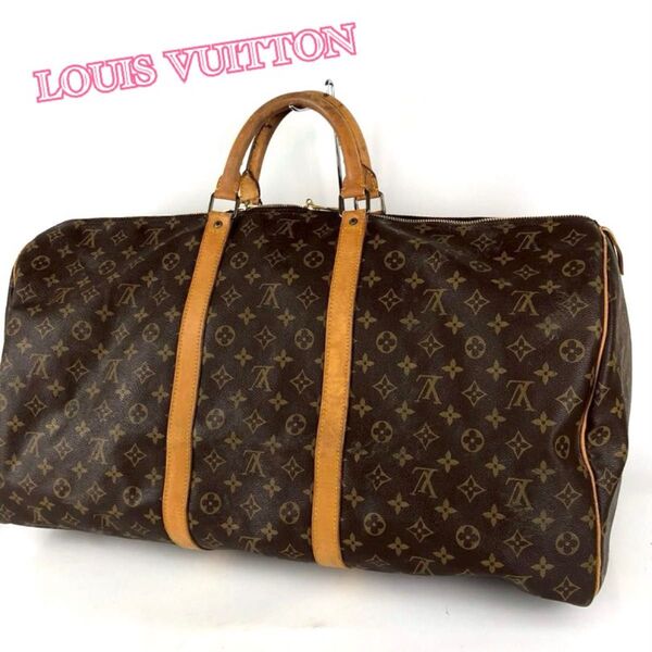 LOUISVUITTON ルイヴィトン モノグラム キーポル60 ボストンバッグ 旅行鞄 レディース メンズ ブランド