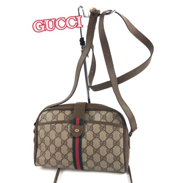 GUCCI グッチ GGスプリーム シェリーライン ショルダーバッグ レディース ブランド 鞄 バッグ
