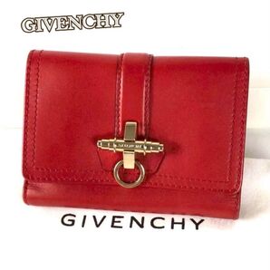 GIVENCHY ジバンシー 二つ折り財布 レッド レディース ブランド 財布 ジバンシィ