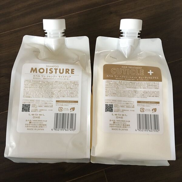 モイスチャー&キューティクルプラス ルベルワン 1000ml シャンプートリートメント