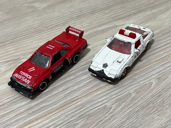 トミカ 当時物 2台 No.65 日産 スカイライン シルエット フォーミュラー、No.15 日産 フィアレディZ 300ZX