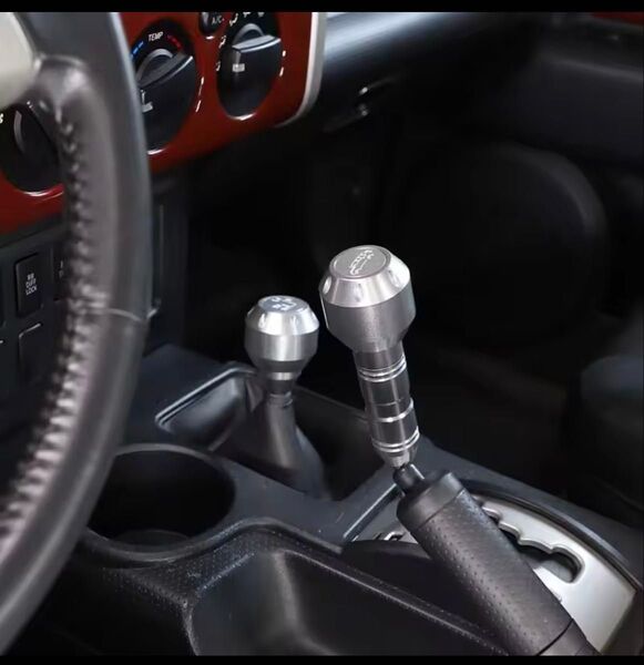 トヨタ FJ クルーザー 2007-2021 車のギアグリップヘッドシフトノブ修正アルミ合金インテリアアクセサリー