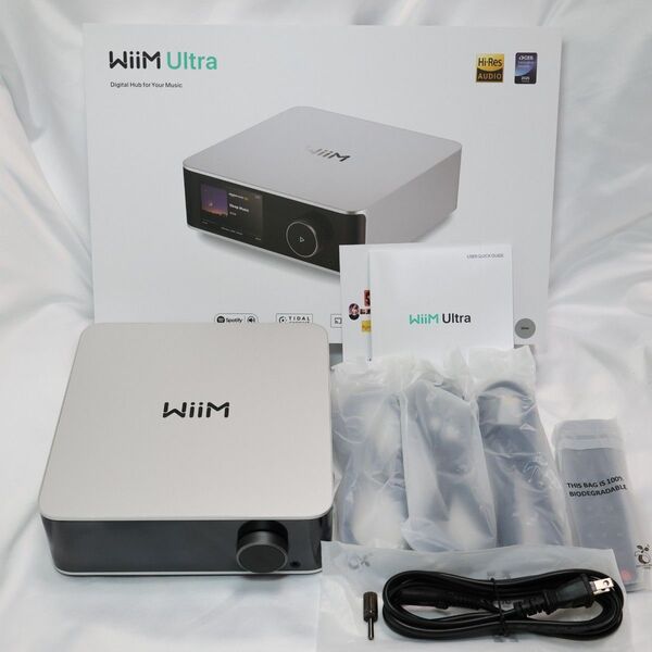 WiiM Ultra ネットワークオーディオプレーヤー ストリーマー シルバー