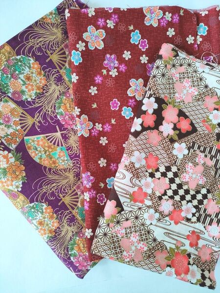 和柄生地 ハギレ はぎれ ハンドメイド シーチング生地