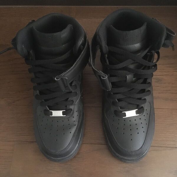 NIKE AIR FORCE 1 MID 07 ナイキ エア フォース ミッド ブラック 25.5cm
