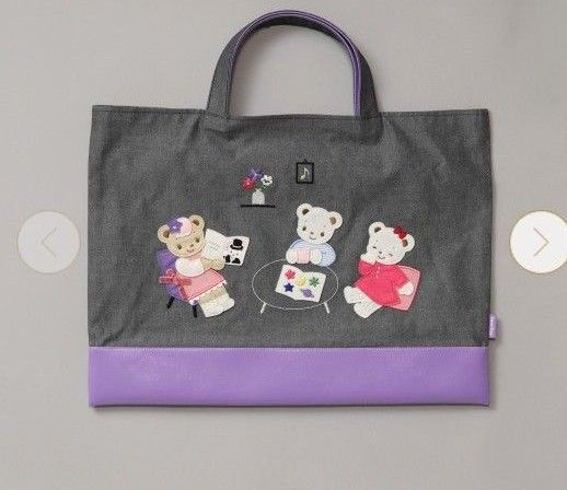 新品 ファミリアキャトルレーブデニムバッグ