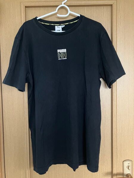 プーマ ヘリーハンセン コラボ 半袖 Tシャツ サイズL ブラック