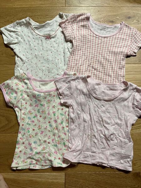 女の子 肌着 インナー アンダーシャツ キッズ 洗い替え 95