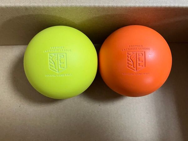 マッサージボール ラクロスボール オレンジイエロー2個セット