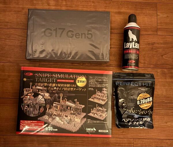 東京マルイ グロックG17 Gen5 mos GBB ターゲットセット