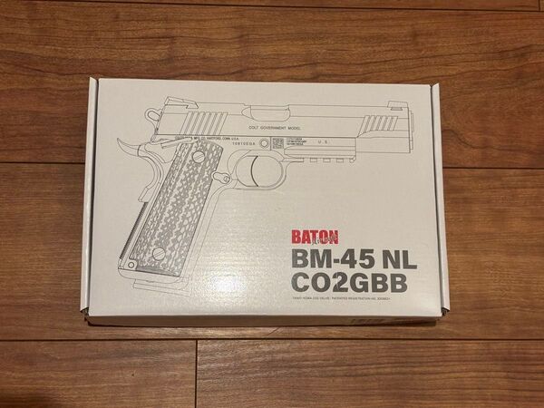 BATON CO2ガスブローバック BM-45 NL FDE (JASG認定) 新品・未使用品