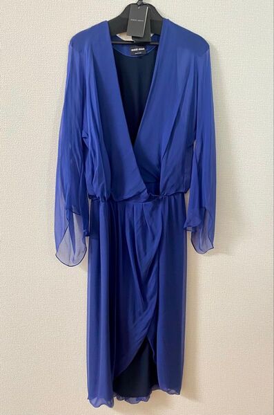 【新品未使用】GIORGIO ARMANI ジョルジオアルマーニ シルクドレス ワンピース