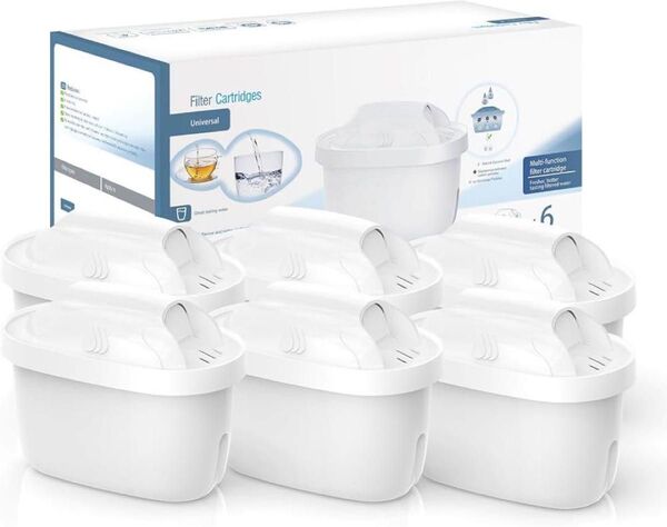 浄水ポット用 カートリッジ ブリタ 互換用フィルターカートリッジ BRITA MAXTRA マクストラ 高除去 6個セット