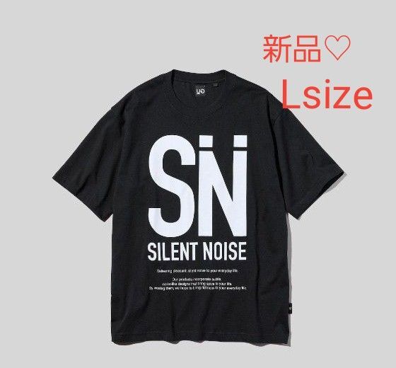 新品 GU×UNDERCOVER グラフィックT(5分袖) UNDERCOVER 5 メンズTシャツ Tシャツ L 黒