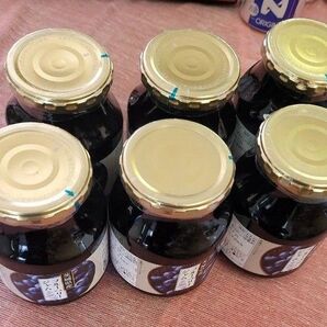 国産 茨城県産ブルーベリージャム465g つくば市産ブルーベリー使用 無農薬 無化学肥料 ブルーベリージャム 6瓶