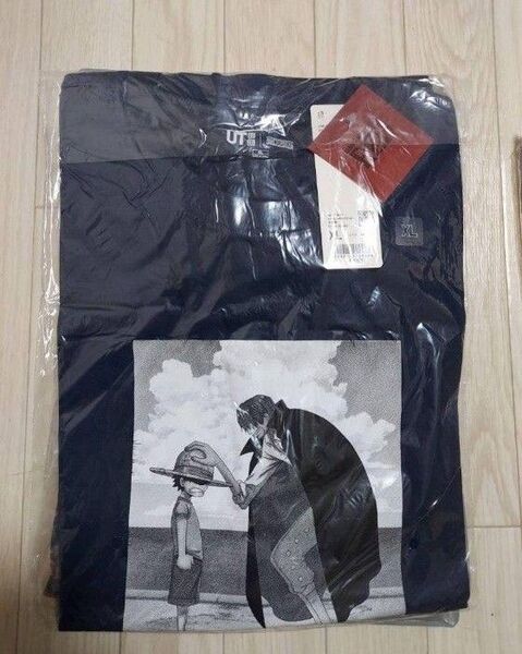 【新品】UNIQLO ONE PIECEコラボTシャツ シャンクス&ルフィ XL ワンピースTシャツ Tシャツ