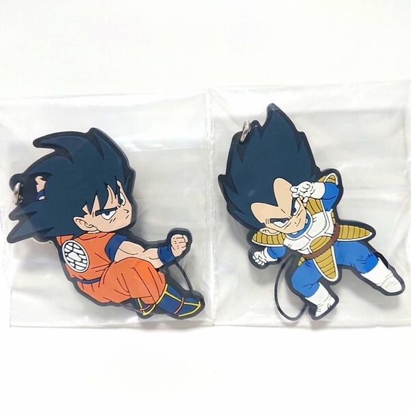 ドラゴンボール 一番くじ Z編 WCF ワールドコレクタブル フィギュア I賞 ラバーストラップ 孫悟空 ベジータ 未開封 2点
