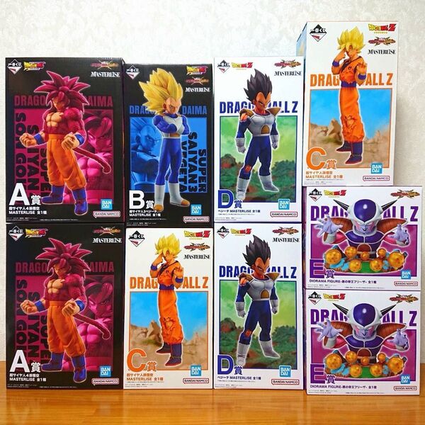 一番くじ ドラゴンボール VS オムニバス CROSS フィギュア A賞 B賞 C賞 D賞 E賞 ベジータ 孫悟空 フリーザ 9点