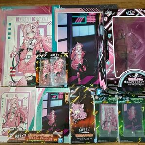 ホロライブ 1番くじ 博衣こより フィギュア ビジュアルボード ポストカード オーロラアクリルスタンド ラバーチャーム ファンタブ