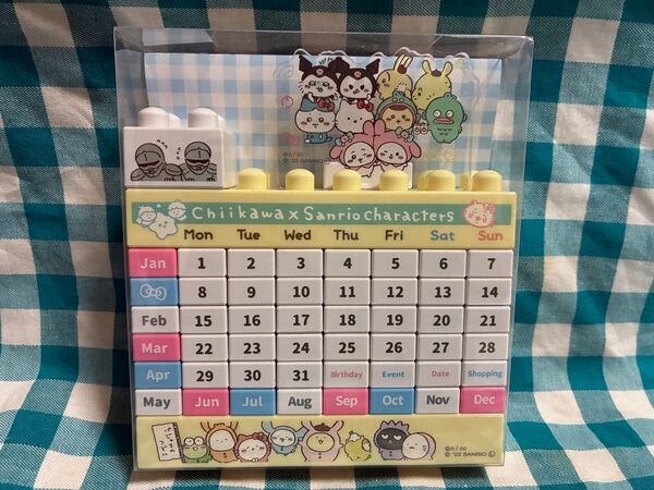 Chiikawa x Sanriocharacters ちいかわ×サンリオキャラクターズ ブロックカレンダー