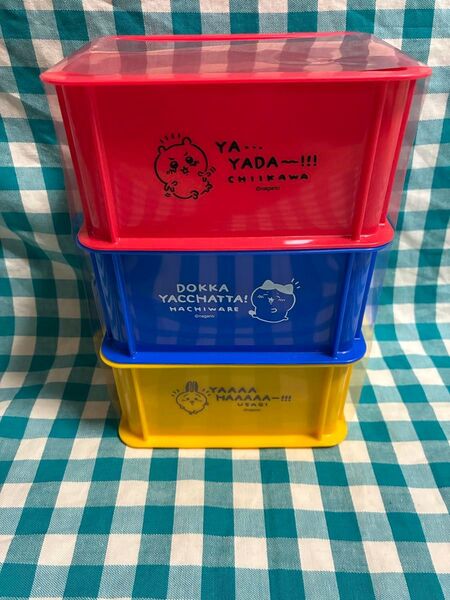 ナガノマーケット デスクの収納に便利! ミニコンテナ3Pセット(ちいかわ)