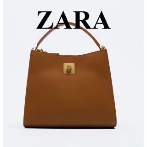 ZARA ミニシティバッグ 2way ショルダーバッグ ハンドバッグ