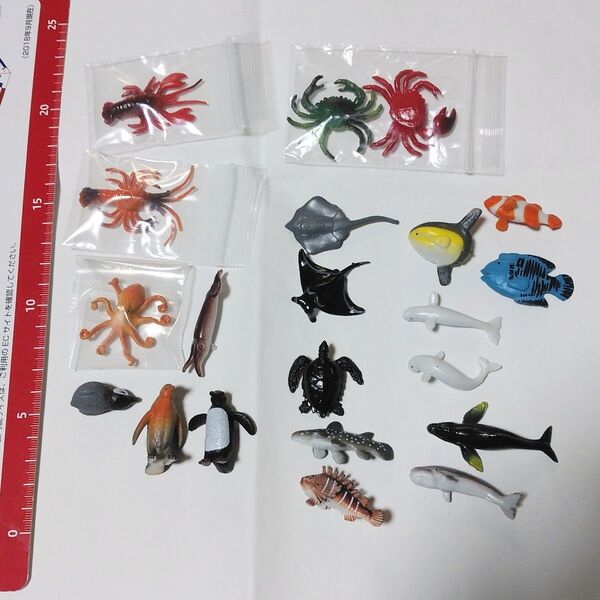 海の生き物 ミニフィギュア