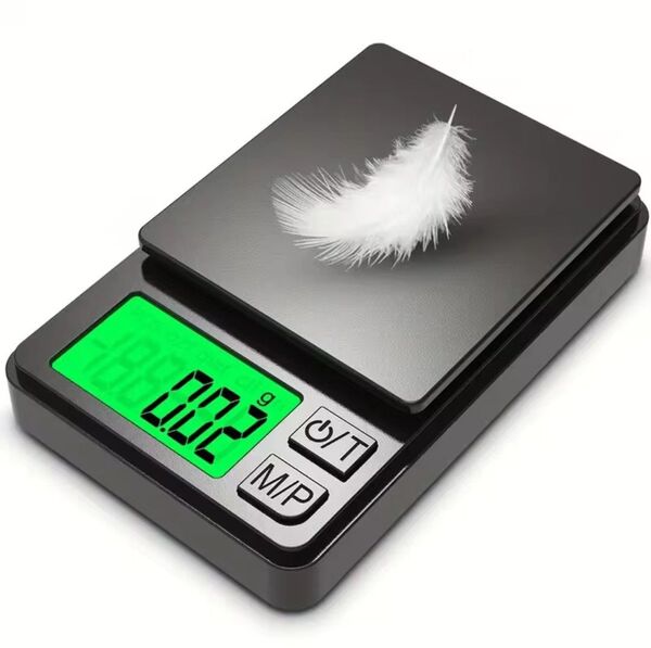 バックライト付き液晶付きミニ精度ポケットスケール、食品、ジュエリー、オンス、穀物用のデジタルスケール、500g x 0.01g