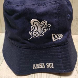 ANNA SUI × NEW ERA バケットハット ネイビー L/XL ニューエラ