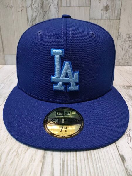 NEWERA 59FIFTY ドジャース ブルー 7 3/8 キャップ