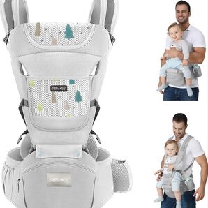 DEBARK ヒップシートキャリア ライトグレー 未使用