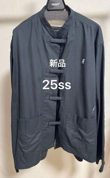 新品 the Shepherd UNDERCOVER 25ss Coビエラマジックテープチャイナシャツ