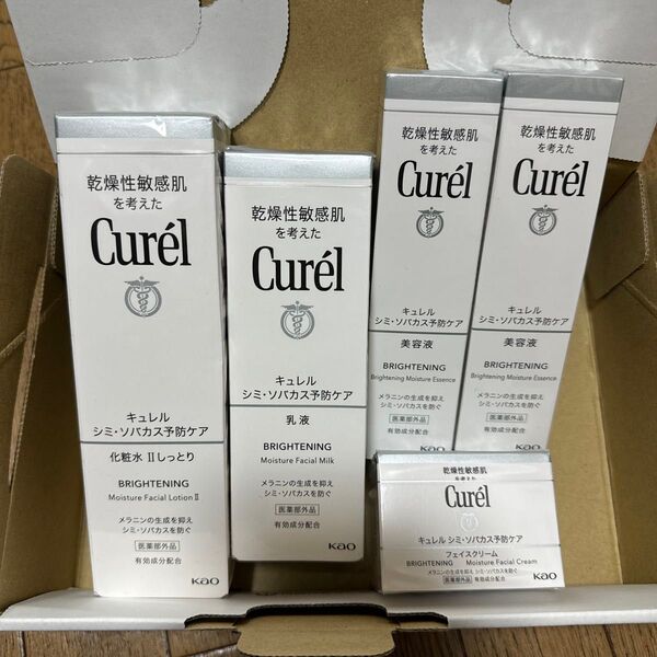 新品 Curel キュレル 美白ケア 化粧水 +乳液+美容液+クリーム 5点セット