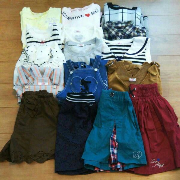 ALGY ・EASTBOY 160cm/16点セット まとめ売り 夏服 春服 ボトムス 半ズボン 女の子SET