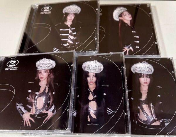 新品未開封 (G)I-DLE CD 2 Jewel Ver. 5枚セット
