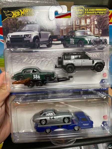 ホットウィール チームトランスポート MERCEDES-BENZ ジャガー