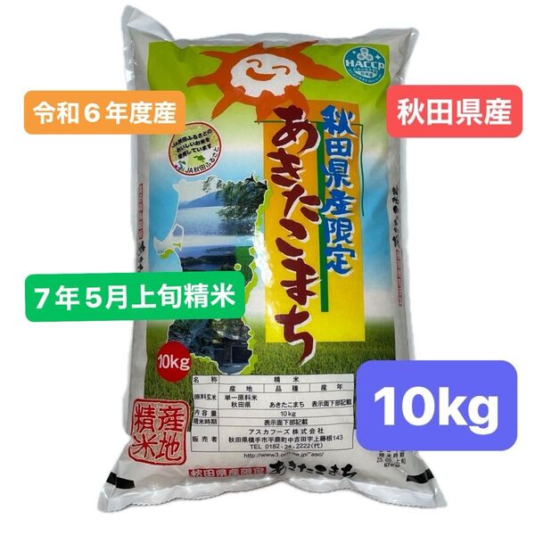 秋田県産 あきたこまち 10kg 令和6年度産