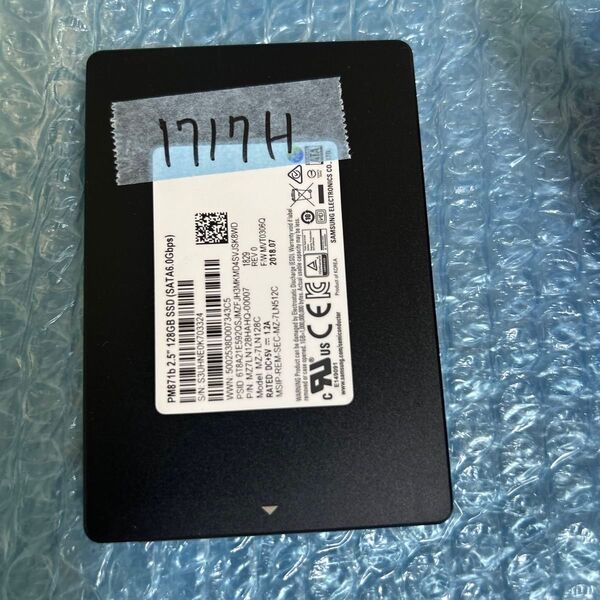 SSD 128GB sata 2.5インチ 中古品検査済み 厚み7mm SAMSUNG