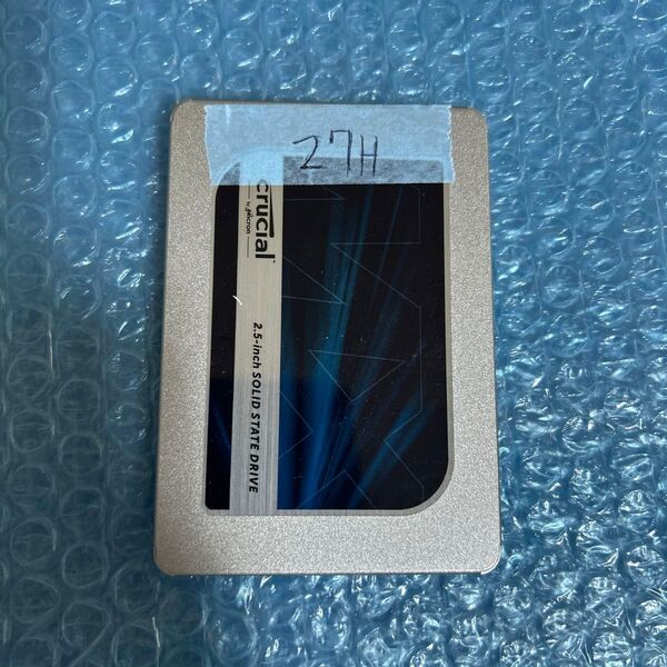SSD 512GB 27H sata 2.5インチ 中古品検査済み 厚み7mm Crucial
