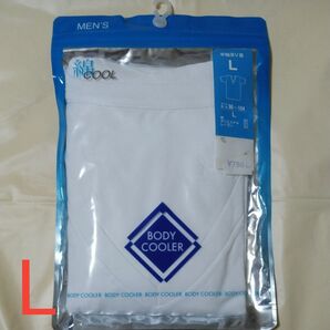 イトーヨーカ堂 MEN ボディークーラー 半袖深V首Tシャツ サイズL ホワイト